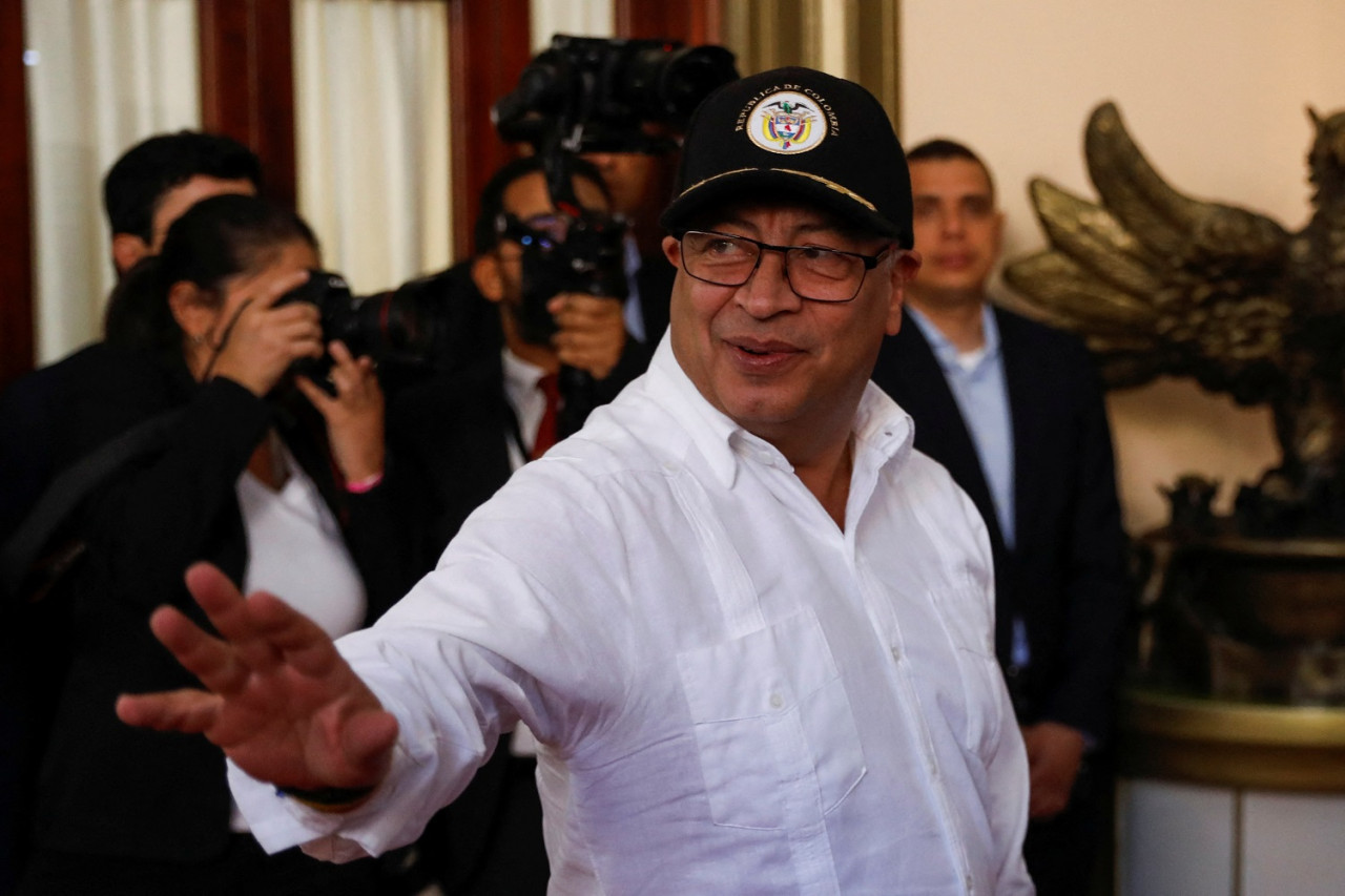 Gustavo Petro, presidente de Colombia. Foto: Reuters
